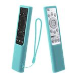 ?? 1Pcs Remote Cover Only Designed For Samsung Smart Remote Control Bn59-01311B, Bn59-01311H, Bn59-01311G, Chmy Silicone Remote Case Washable (Glow In The Dark, Blue) (Remote Not Included)