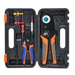 IWISS HD-2612D Solid Contacts Crimping Tool AWG 26-12 for Detusch Contact Size 12,16,20 applicable to DT,DTP,DTM serie