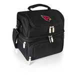 PICNIC TIME NFL Arizona Cardinals Pranzo Insulated Lunch Tote with Service for One, Black