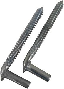 Lag Screws with 2" Pintle, Pack of 2, by Prime Retreat