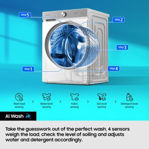 Samsung Series 6 Washer Dryer 9kg – White