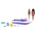 Barbie Mermaid Power Dolls, Boat and Accessories