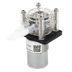 G928 Large Peristaltic Pump DC Brushed Geared Motor Dosing Pump High Accuracy Measuring for Aquarium Laboratory 500mL/min(24V)