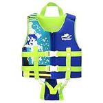 Gogokids Swim Vest Float Jacket - Kids Swimming Training Flotation Buoyancy Swimsuit with Adjustable Safety Straps for 15-35kg Child，Boys Girls Aged 2-9 Years, Perfect for Pool and Swimming lesson