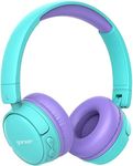 gorsun Bluetooth Kids Headphones with 85dB Limited Volume, Children's Wireless Bluetooth Headphones, Foldable Bluetooth Stereo Over-Ear Kids headsets - Purple New Version