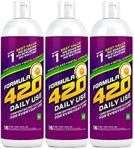 3 Pack - Formula 420 Daily Use Concentrated 16oz. Makes 32oz. Glass, Pyrex, Metal and Ceramic Cleaner