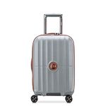 DELSEY PARIS ST TROPAZ 55 CM 4 Double Wheel Cabin Platinum Expandable Hard Suitcase Trolley Bag Luggage