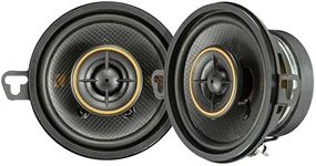 KICKER 51KSC3504 Coaxial Speaker System, 2-Way Design, One (1) Pair, 3.5" (89mm) Polypropylene Woofer/Midrange, 1/2" (13mm) Silk-Dome Tweeters, 50 Watts RMS, 100 Watts Peak