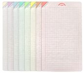 Atelier das Festeiras ColorUp 3D Double Sided Adhesive Coloured Foam Squares - 5X5 mm Squares - 8 Sheets - Pastel Rainbow Colours