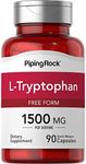 Piping Rock L-Tryptophan 1500 mg (per Serving) | 90 Quick Release Capsules | Non-GMO, Gluten Free | by