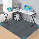 Office Chair Mat Carpet Floor Mat JAYFAN Office Rug Gaming Desk Mat Computer Chair Mats about 55" X 63" PVC Floor Mat Carpet Chair Mats Floor Protector Non Slip Rug Pad Chair Mat for Hardwood Floor