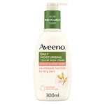 Aveeno Daily Moisturising Yogurt Body Cream, Apricot & Honey Scent, With Nourishing Oat & Greek Yogurt, 24-Hour Moisturisation, Suitable for Dry, Sensitive Skin, Rich Creamy Formula, 300ml