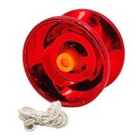 Chiransi Yoyo High Gloss and high Speed Metal Spiner Metallic Finish for Adults Beginner Toy (Pack of 1) Multicolour(Yoyo)