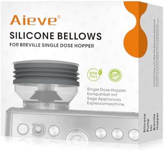AIEVE Upgrade Single Dose Hopper Compatible for Breville Barista Express Silicone Bellow for Breville Espresso Machine Dose Hopper Air Blower Pump for Breville for Cleaning Retention Coffee Grounds