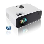 E Gate New K9 Pro Ultra Bright 11700 Lumens Bluetooth Projector for Home, 4K Support | Brightest in Segment | 635cm Max Screen | 5W Inbuilt Speaker | 3 HDMI, 2 USB, AV, Aux, mSD Card (White)