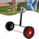 Lawn Mower Support Wheel Adjustable Weed Trimmer Auxiliary Wheels 26mm-28mm Portable String Trimmer Wheel Mower Attachment for Weed Trimmer Grass Cutter Gas String Trimmer su(Graphic Payment)