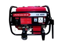POWER HUB AK4000-3000 Watts OR 3KW Powered Self Start Generator With Heavy Duty Engine|Home & Commercial Use|Petrol Generator|Life Time Spare Support & Service|1 Year Warranty