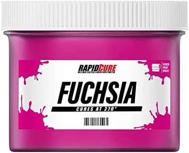 Rapid Cure® Screen Printing Ink Fuchsia (Pint - 16oz.) - Plastisol Ink for Screen Printing Fabric - Low Temperature Curing Plastisol by Screen Print Direct - Plastisol Ink for Silk Screens