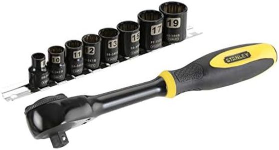 Stanley 0-94-606 Ratchet Rotator (9 Piece), Black/Silver