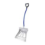 20-Inch Heavy Duty Aluminum Ergonomic Snow Shovel, Blue, (Retail Ready)