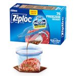 Ziploc Plastic Sandwich Easy Open Bags 580 Quantity (White) (Pack of 1)