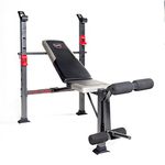 CAP Barbell Standard Weight Bench, Black/red