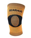 Bearhug Bamboo Knee Support For Women and Men - Compression Sleeve Knee Brace for Running Walking Weight Lifting and Sports with Anti Slip Silicone - Aids Arthritis Pain Relief and Rehabilitation, XXL