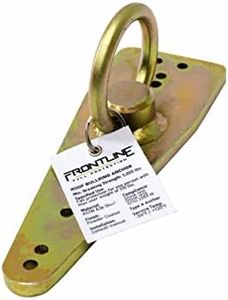 Frontline ROB01 Bull Ring Reusable Roof Anchor | Fall Arrest | Fall Restraint | Positioning Applications | Zinc Plated Steel | OSHA & ANSI Compliant (Wooden structures)