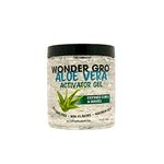 Aloe Vera Activator Gel, 20 fl oz - Non-Flaking, Alcohol-Free - Defines Curls & Waves - Wonder Gro