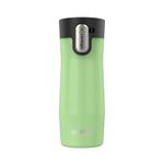 Contigo West Loop 3.0 Stainless Steel Travel Mug with Tea-Bag Hook & Spill-Proof Lid, Vacuum-Insulated Reusable Cup Coffee and Tea, 16 oz (473 mL), Cucumber - Keeps Drinks Hot up to 11 Hours