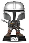 Pop Star Wars The Mandalorian 3.75 Inch Action Figure Exclusive - The Mandalorian with Beskar Staff #479