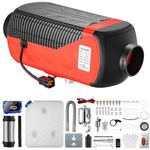 Redriver Diesel Heater 5KW, 12V/24V Parking Fuel Heater, Night Air Heater with Premium Silencer, Upgrade Smart Remote Control For Truck, Boat, Car Trailer, Motorhomes, Campervans, Caravans