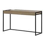 South Shore Mezzy Computer, Medium Desk, Light Walnut
