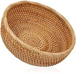 Whalehub Natural Rattan Round Fruit