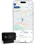 AutoSky GPS Tracker for Vehicles, OBDII, 4G LTE, Model - AVT-210, Vehicle Location, Trip History, Driving Alerts, GeoFence, USA-Developed, Family or Fleets