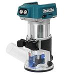 Makita DRT50ZJX6 18V LXT Brushless Cordless Compact Variable Speed Router with Two Bases & Accessories (Tool Only)