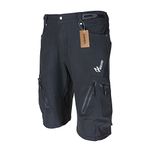 Lixada Baggy Shorts Cycling Bicycle MTB Pants Shorts Comfort Breathable Loose Fit