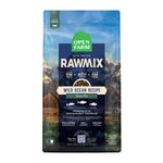 Open Farm RawMix Wild-Ocean Recipe for Cats, Includes Kibble, Bone Broth, and Freeze Dried Raw, Inspired by The Wild, Humanely Raised Protein and Non-GMO Fruits and Veggies, 8 lb