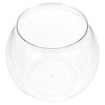 WOONEKY Transparent Small Fish Tank 3 Gallon Fish Bowl Two Miniture Desk Book Office Fall Prevention The Pet