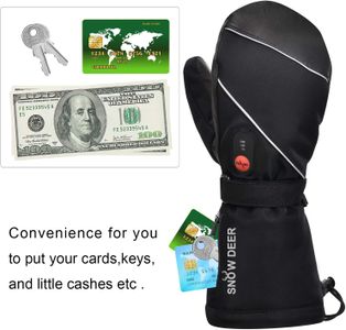 Rechargeable Heated Ski Mittens – Winter Thermal Gloves