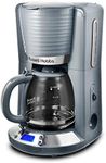 Russell Hobbs Kaffeemaschine [Digitaler Timer, Brausekopf für optimale Extraktion&Aroma] Inspire Grau (1 bis 10 Tassen, 1,25l Glaskanne, Warmhalteplatte, 1100W) Filterkaffeemaschine 24393-56