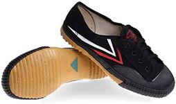 Deesaly Men's Kungfu Martial Arts Taichi Trainer Shoes Canvas Sneakers 9 Black