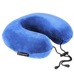 Travelrest - Therapeutic Memory Foam Neck Pillow with Washable Micro-fiber Cover. Molds perfectly to your neck and head. (Direct from Manufacturer) 5 Year .