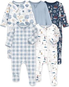 Yoofoss Baby Sleepers 5 pack 100% Organic Cotton, Girl Boys Newborn Pajamas