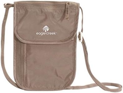 Eagle Creek Flacher Brustbeutel mit vielen Abteilen für Geld, Handy und Pass, khaki, Einheitsgröße, EC041128091