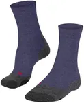 FALKE Women's TK2 Melange Hiking Socks, Purple (Viola 8745), 9.5-10.5, 1 Pair