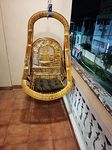 Cane Crafts Hanging Swing Chair for Adults & Kids, Swing for Balcony, Outdoor Swing Chair, Hammock Swing for Home, Patio, Garden, Indoor | Balcony Hanging Chair | Jhula for Home. (Rajderbar Jhula)