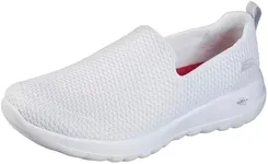 Skechers Women's GOwalk Joy Slip On Sneaker, White, US 8.5