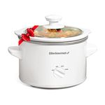 Maxi-Matic MST-250XW Elite Cuisine 1-1/2-Quart Round-Shaped Slow Cooker, White