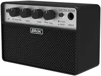 EROK Mini Electric Guitar Amp, Portable Amplifier with Clean/Drive Dual Channels, 3.5mm Headphone/AUX Input, Compact Design for Indoor Practice & Small Gigs